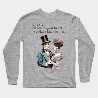 Timeless Waltz: Victorian Dance of Love Long Sleeve T-Shirt